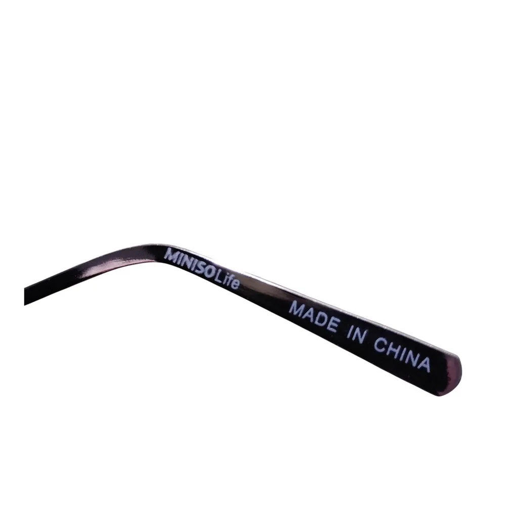 Gold Chain‎ Detail Oval Sunglasses Dark Lenses Aviator Style